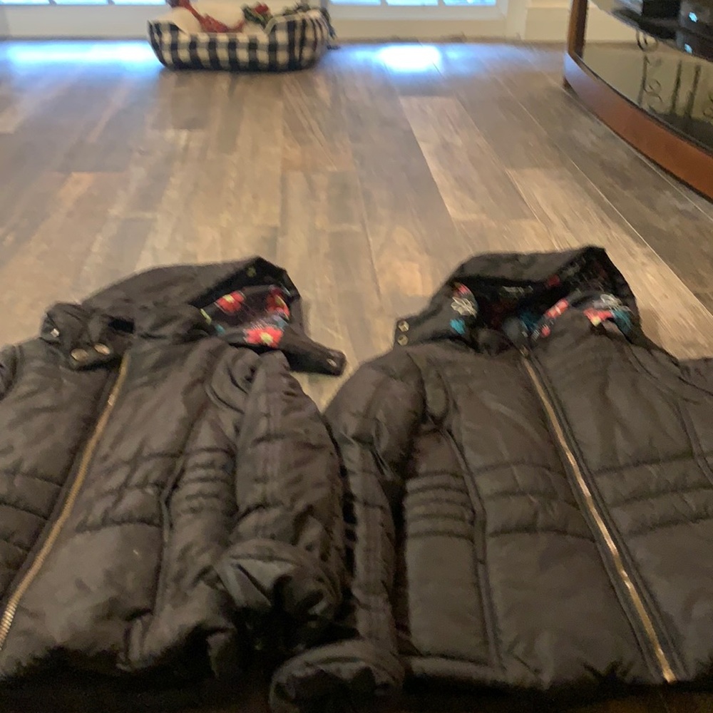 Two down jackets for kids $7.50 each